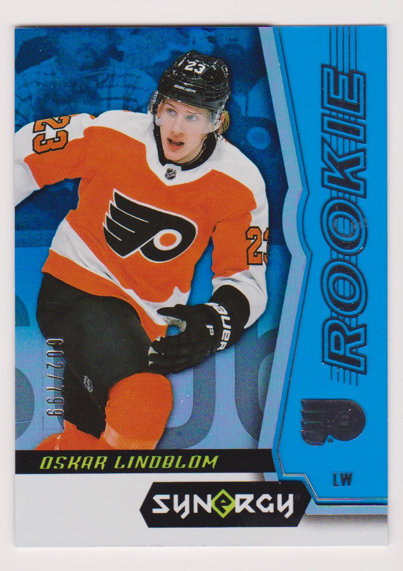 (image for) 2018-19 Synergy Blue #72 Oskar Lindblom 602/799